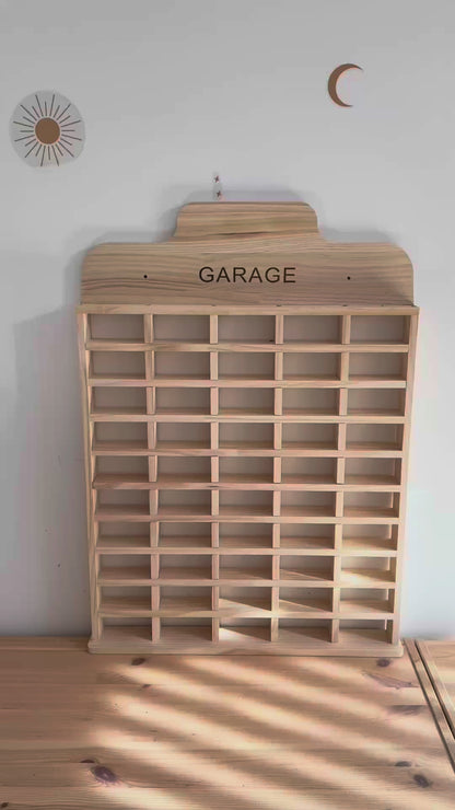 JCAR Garage — 1:64 Diecast Display Rack · 50 Slots
