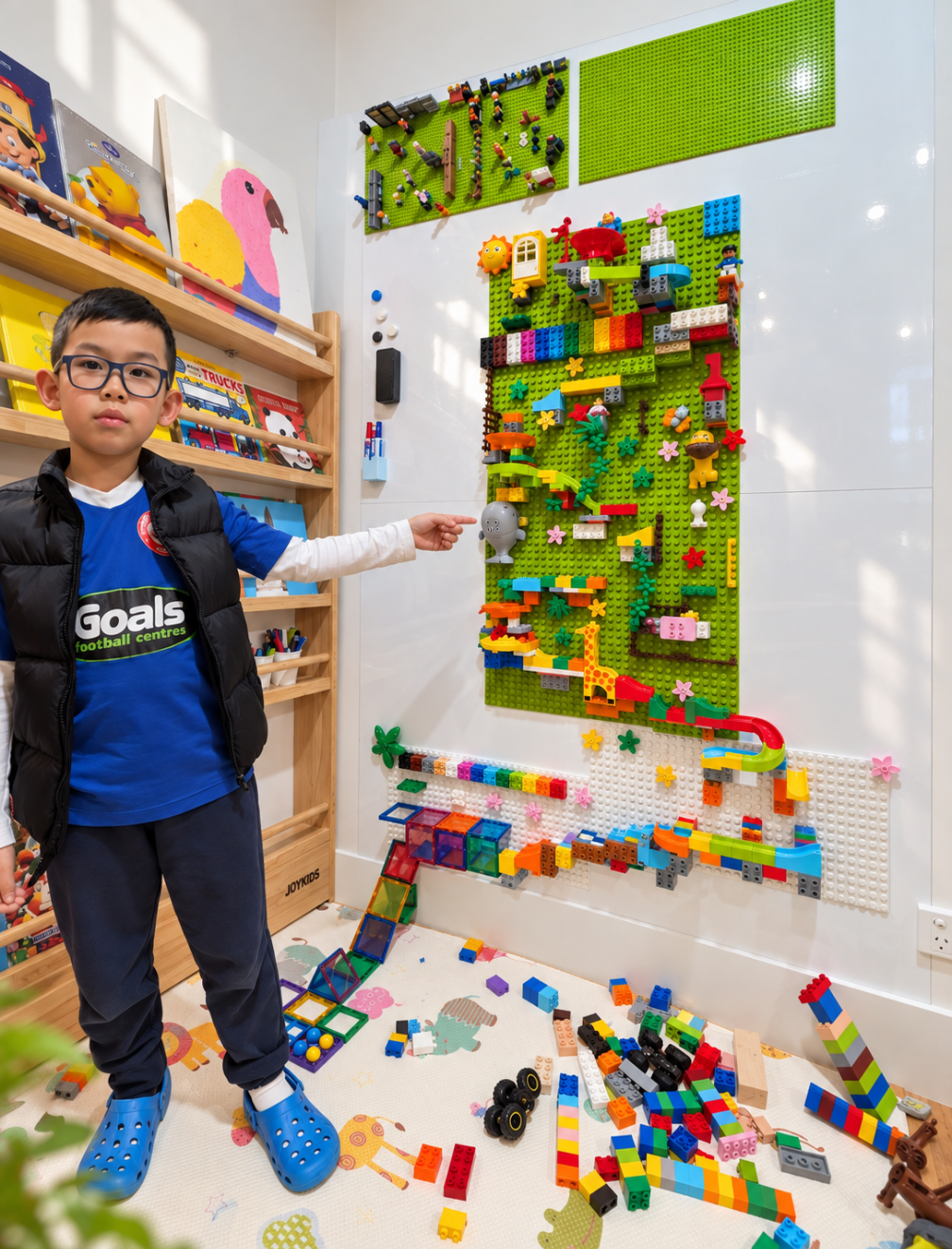 Vertical Marble Run, 216 Pieces, Jungle — JBRIX