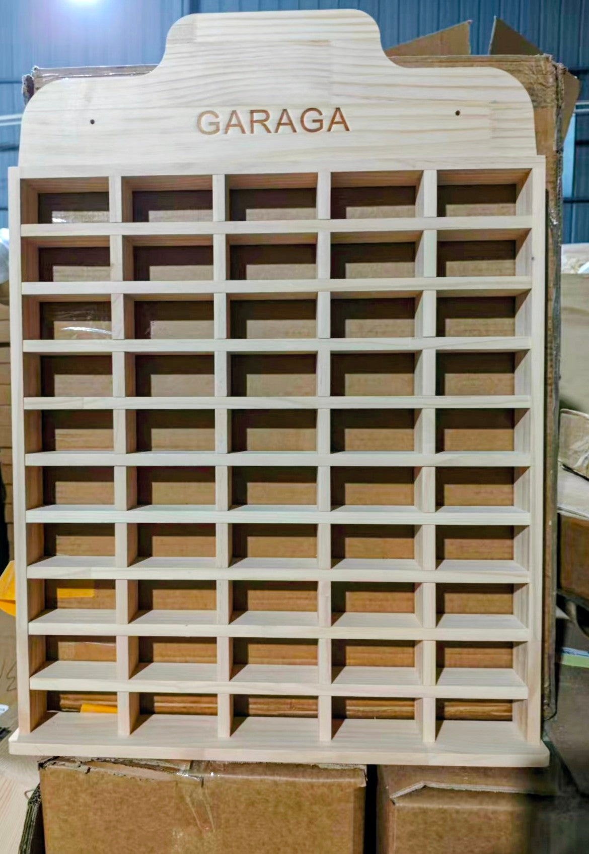 (NEW)Toy Car Garaga Storage - Solidwood