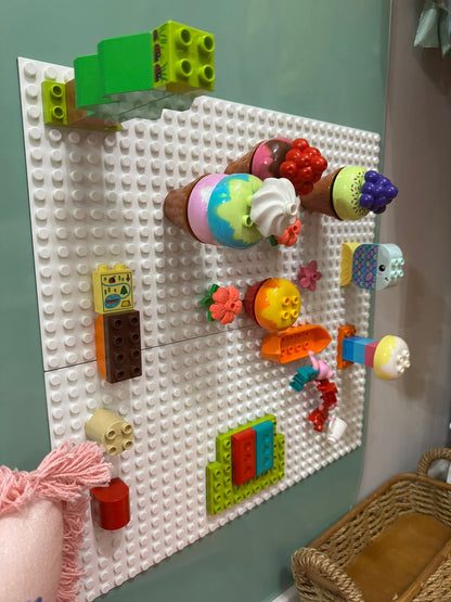 (NEW）White MagicPlate - Magnetic Baseplate