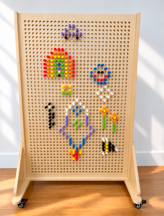 Pegboard Wall System, Free-Standing — JSTEM 120