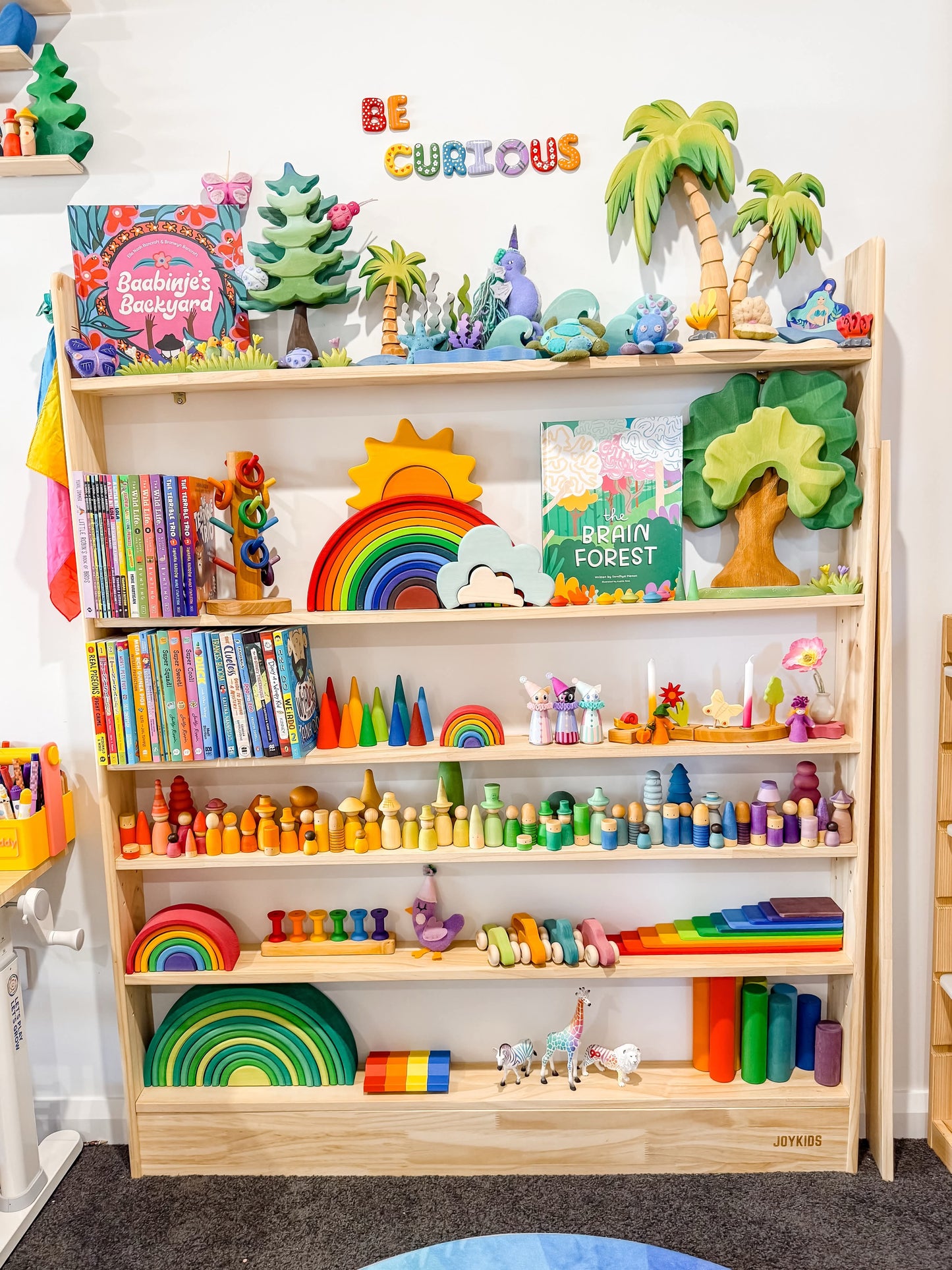 Slim-Line Toy Shelf, 7 Tier — JORA 7