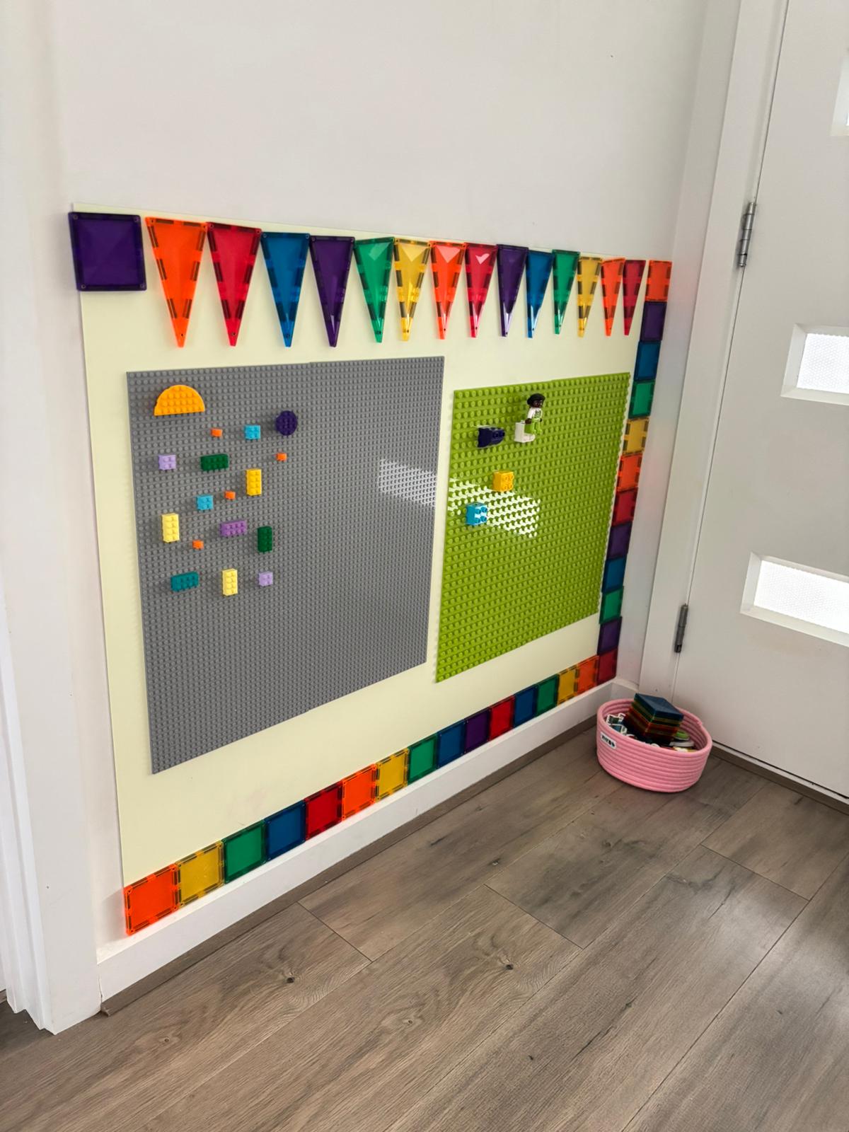 Grey MagicPlate - Magnetic Baseplate for LEGO & DUPLO – JoyKids