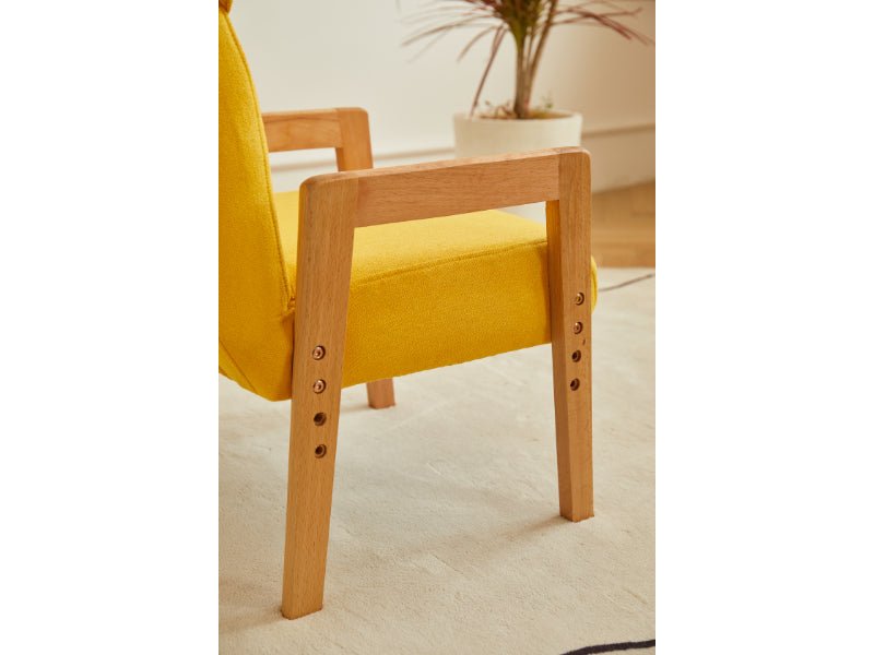 Solid Beechwood Adjustable Reading Chair - JoyKids