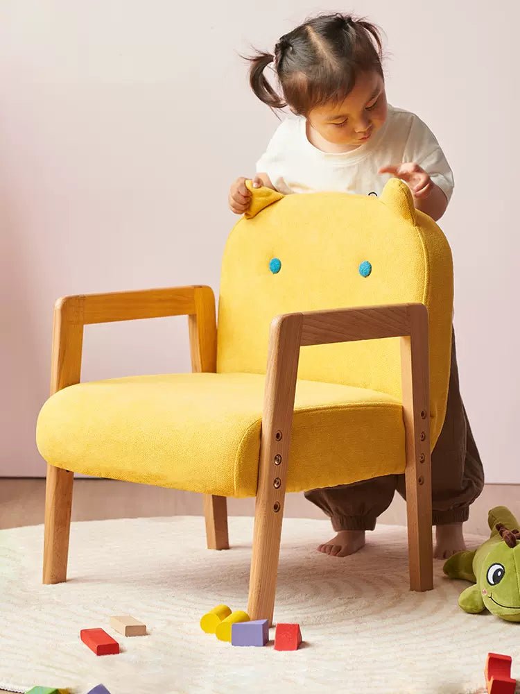 Solid Beechwood Adjustable Reading Chair - JoyKids