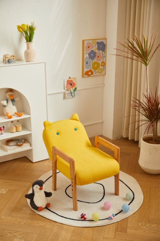 Solid Beechwood Adjustable Reading Chair - JoyKids