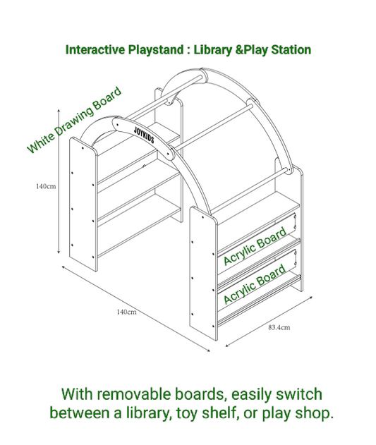 Interactive Playstand: Library & Play Station