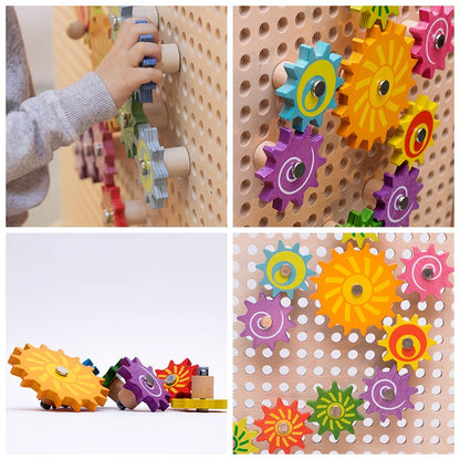 Wooden Imaginative Gears - JoyKids