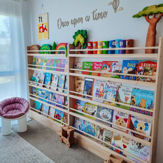 JOYKIDS Front Facing Bookshelf with 5 Tier - SolidWood - JoyKids